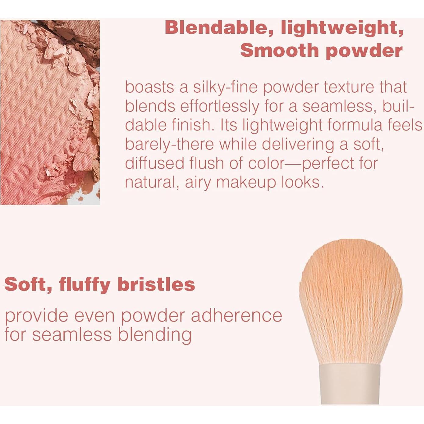 Polvo Rubor Mate Lilyloria 03 Rosa Ciruela 91g Sin Talco