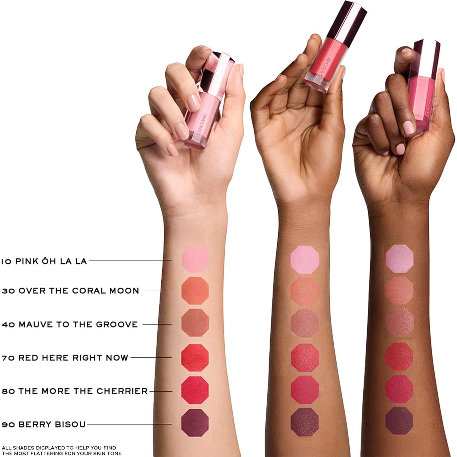 Rubor Líquido Lancôme Skin Idôle 90 Berry Bisou 37g