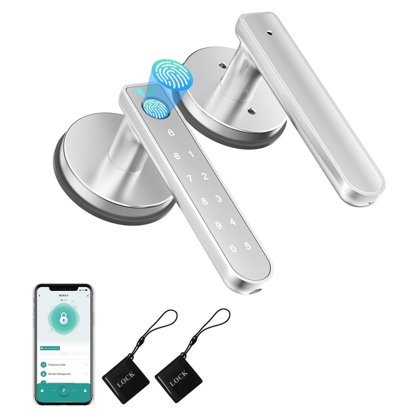 Cerradura Inteligente BAFUWEIY con Huella Dactilar y APP