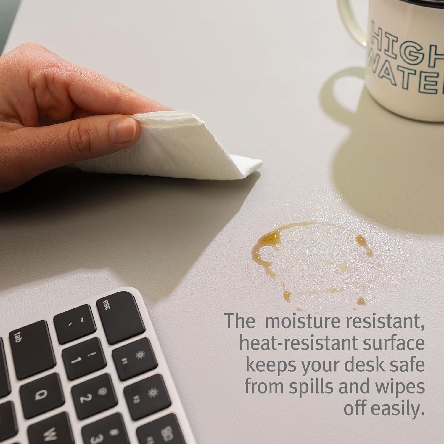 Alfombrilla de Escritorio Grande Twelve South - Cuero Negro 74.6x74.6cm