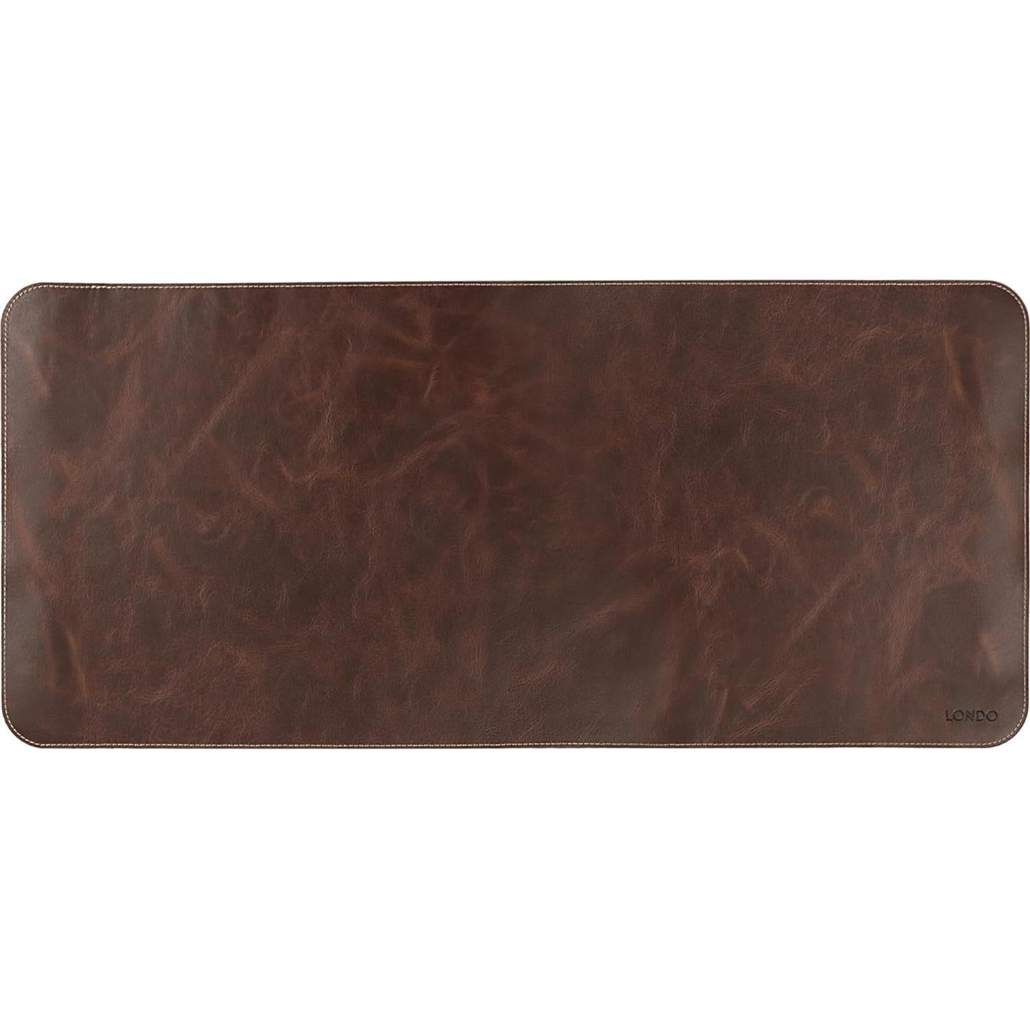 Alfombrilla de Ratón Londo OTTO271 de Cuero Marrón Grande 74x33cm