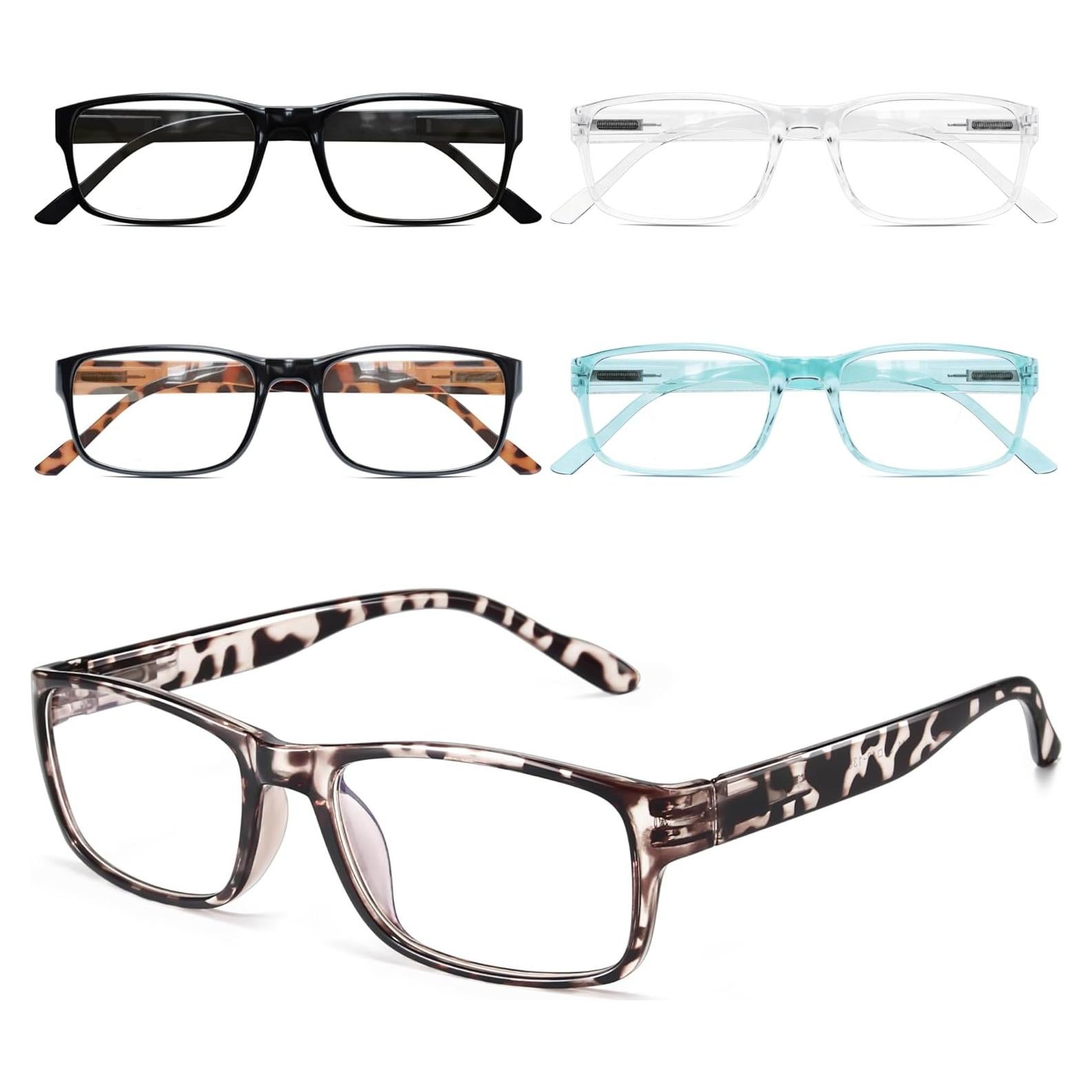 Gafas de Lectura Gaoye Unisex 5.5x Luz Azul 5 Piezas