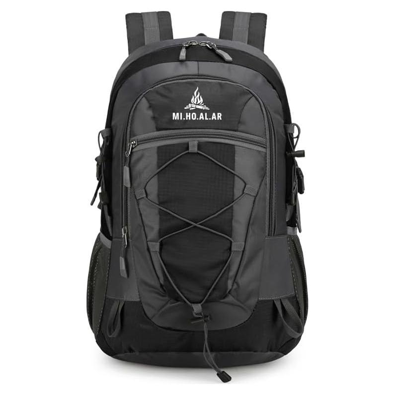 Mochila de Camping 30L Plegable Impermeable Negra - Poliester 420D