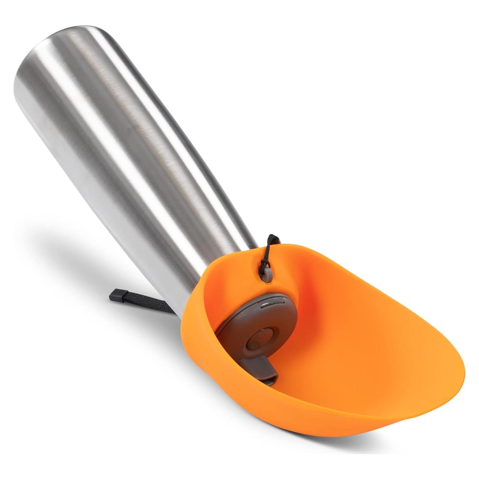 Botella de Agua Aislada Messy Mutts 600ml con Tazón Plegable