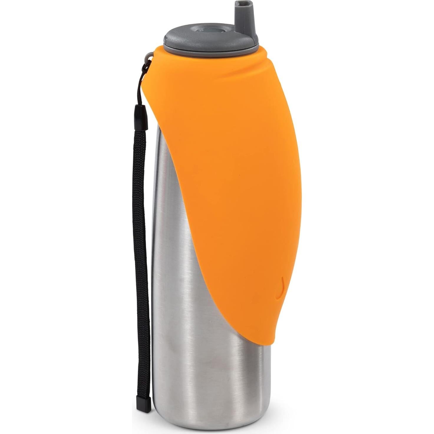 Botella de Agua Aislada Messy Mutts 600ml con Tazón Plegable