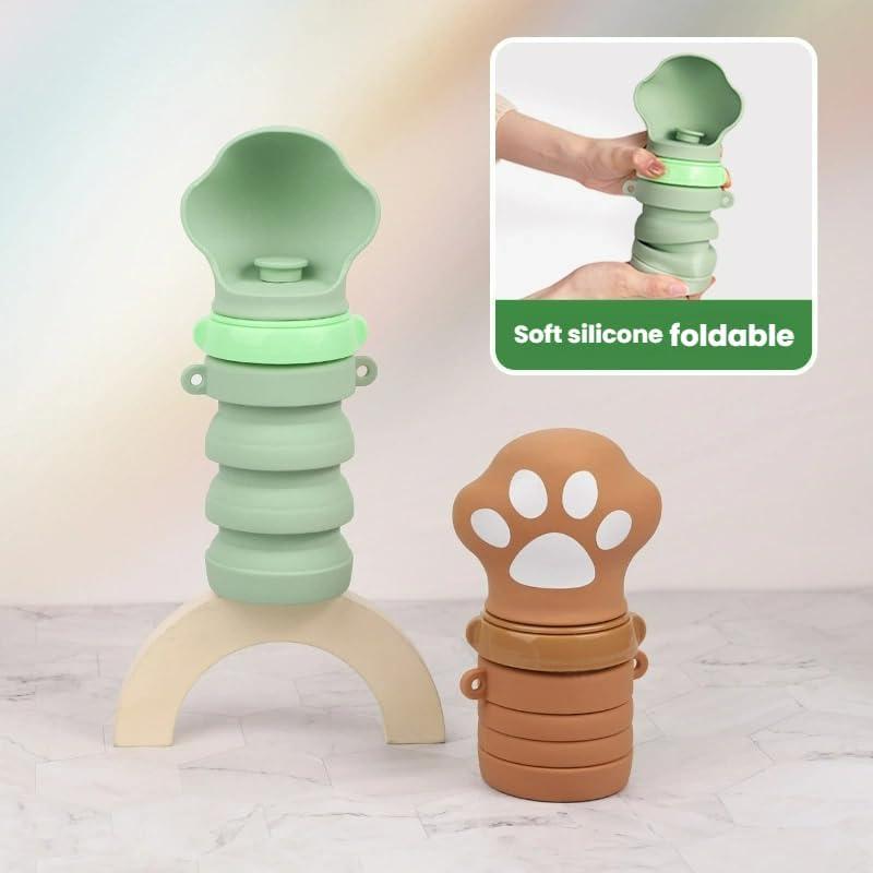 Botella de Agua Plegable para Perros YouCvita 10 cm Silicona