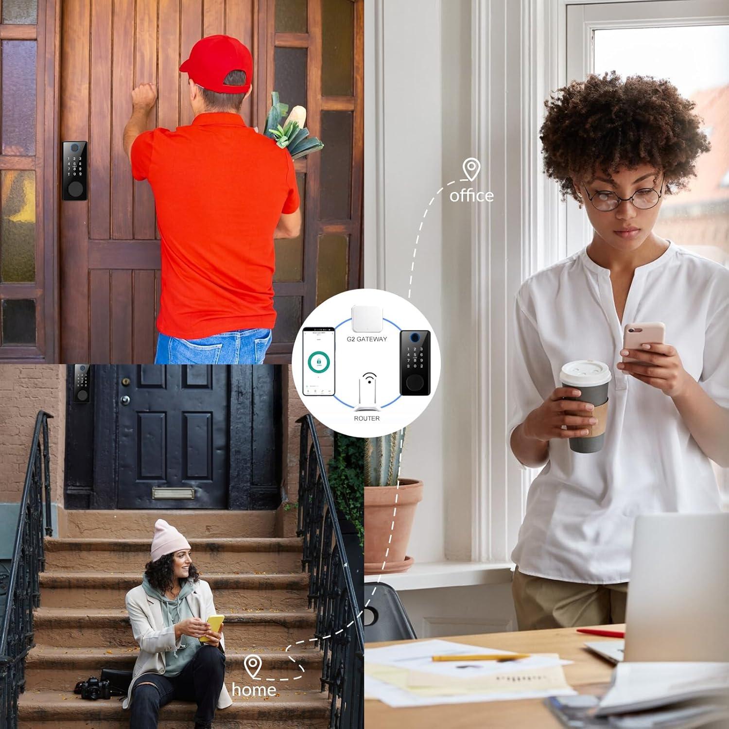 Cerradura Inteligente MDHAND con Huella Dactilar y App