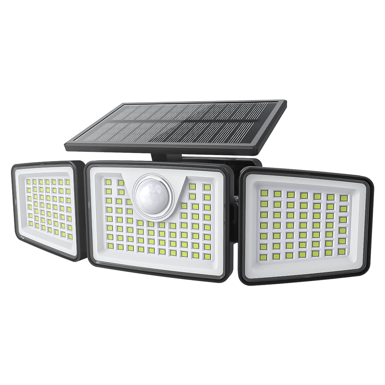 Luces Solares Daphino 2500LM con Sensor de Movimiento 3 Modos