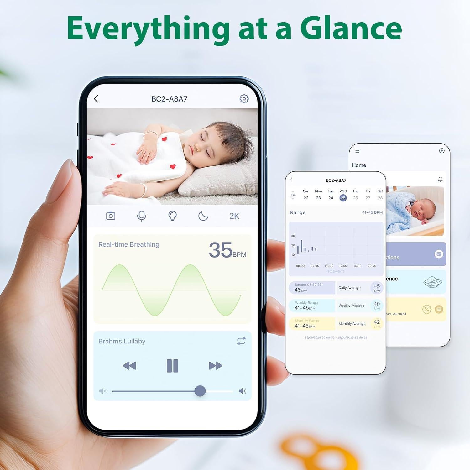 Monitor de Bebé Inteligente VerdiNex con Cámara 2K y AI