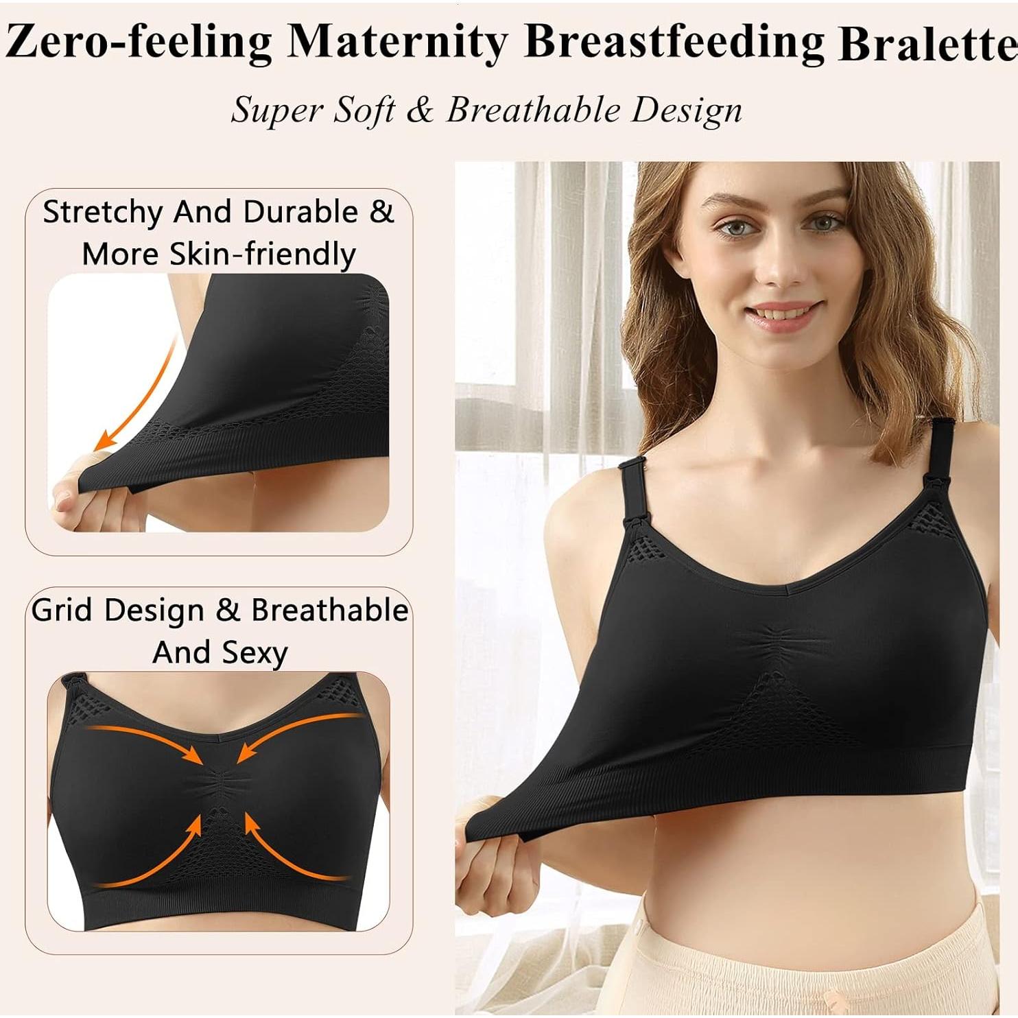 Sujetador de Lactancia 4HOW Manos Libres Acolchado X-Large