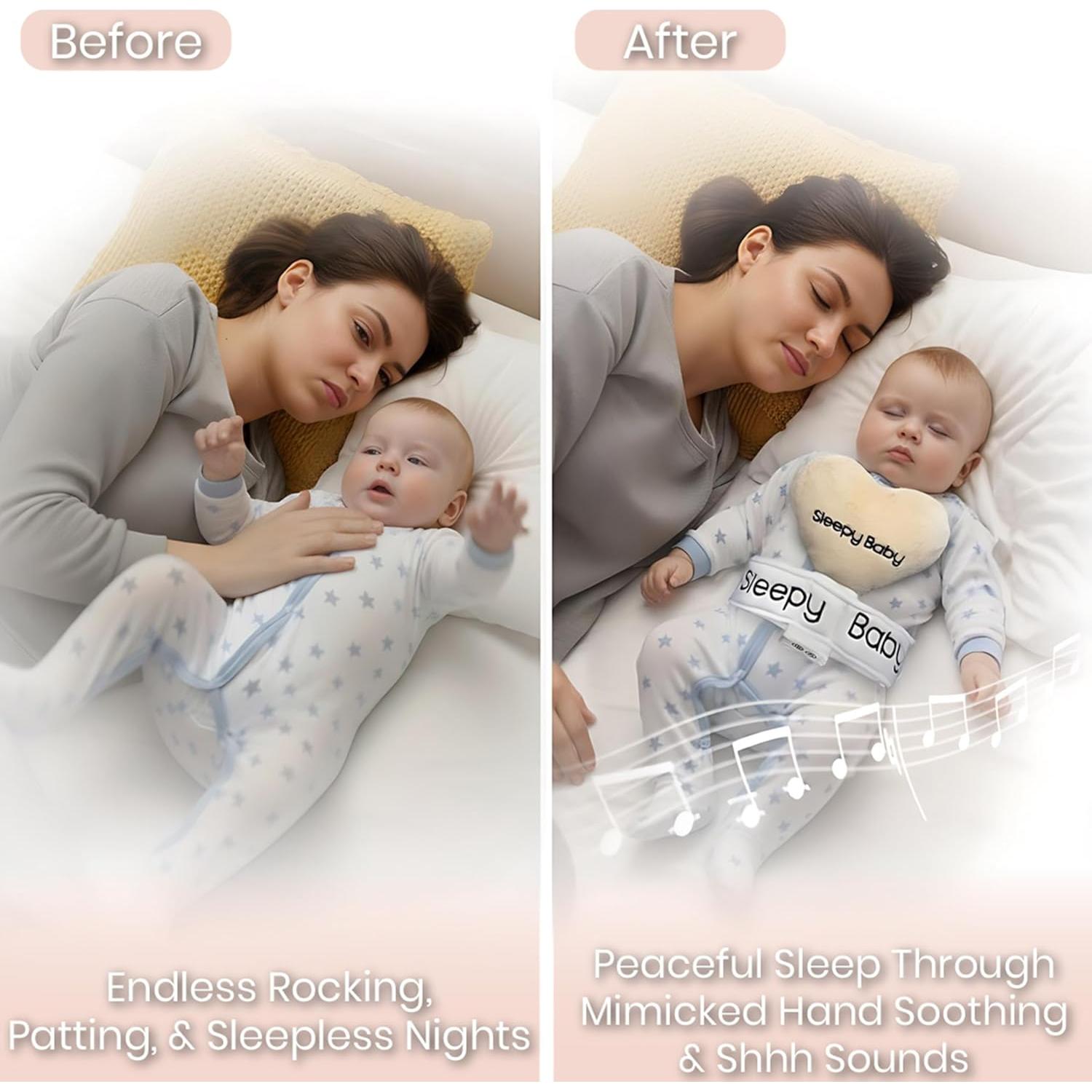 Máquina de Ruido Blanco Sleepy Baby Shh con Golpecitos Suaves