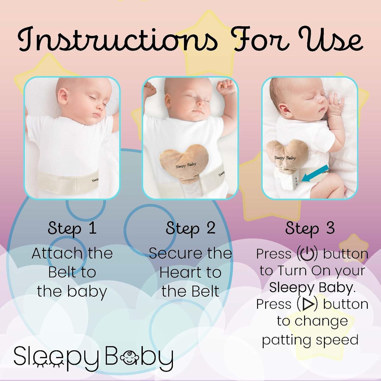 Máquina de Ruido Blanco Sleepy Baby Shh con Golpecitos Suaves