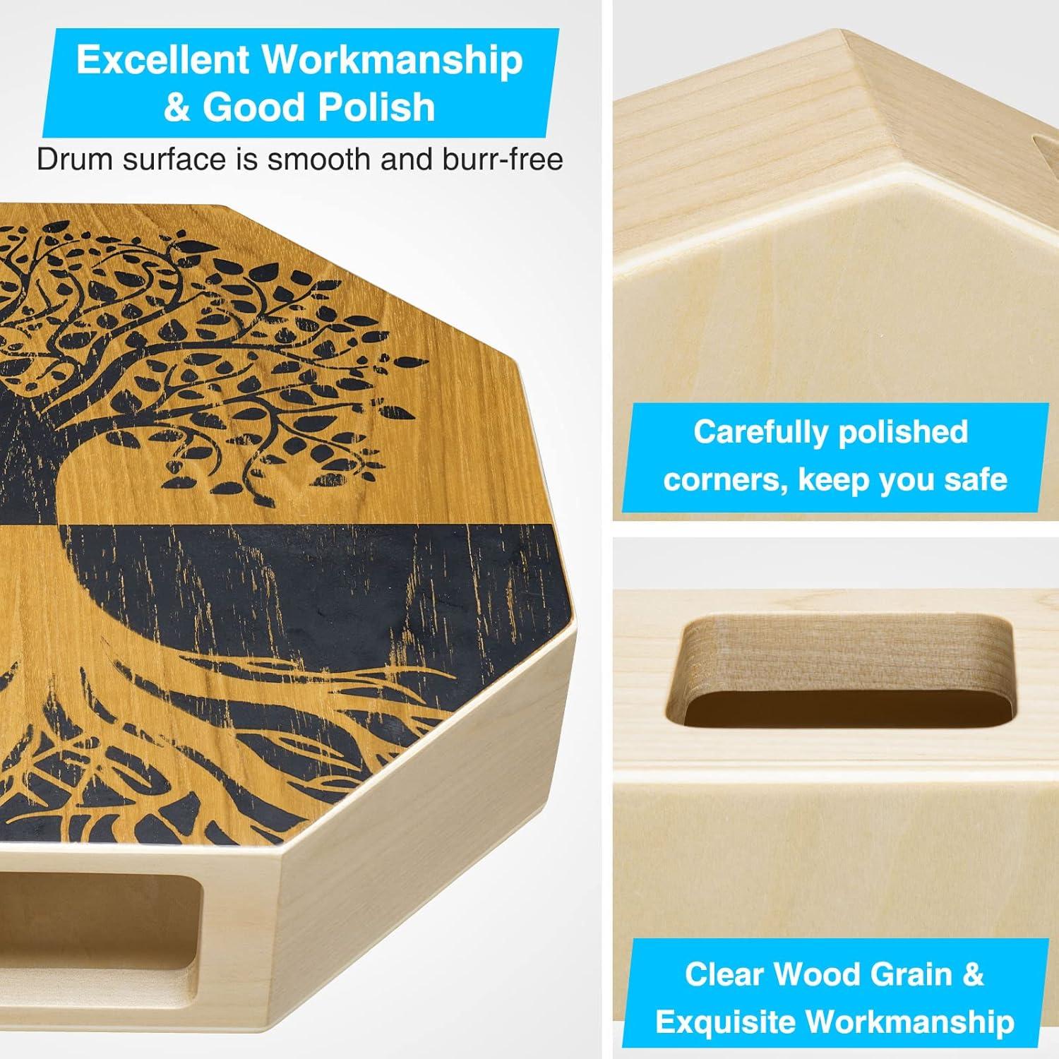 Cajón Bicolor POGOLAB de Madera Portátil 1.08kg