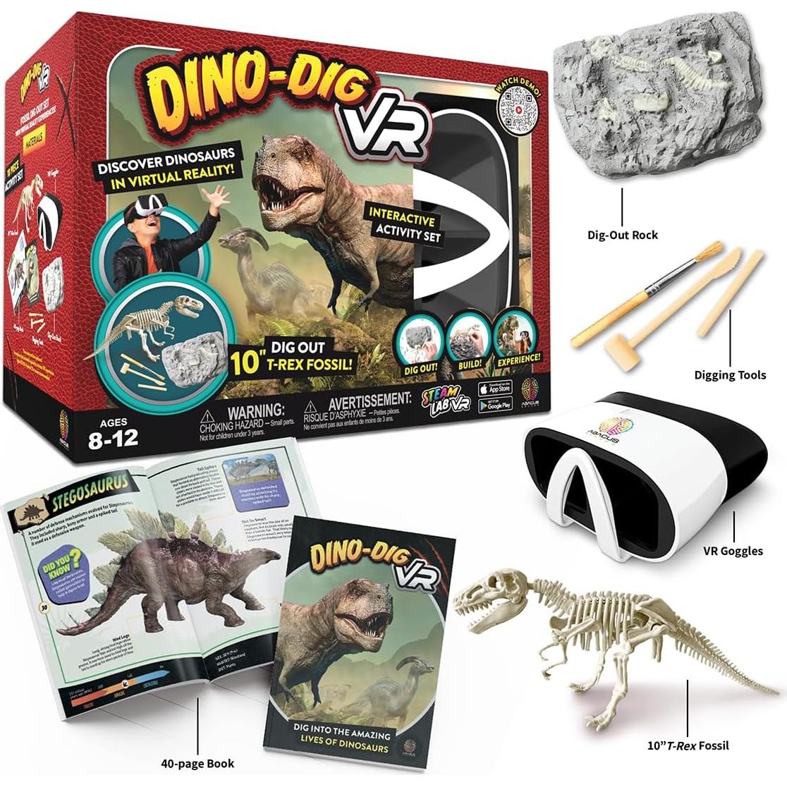 Kit de Ciencia VR STEAM Dino Dig - Excavación y Aprendizaje