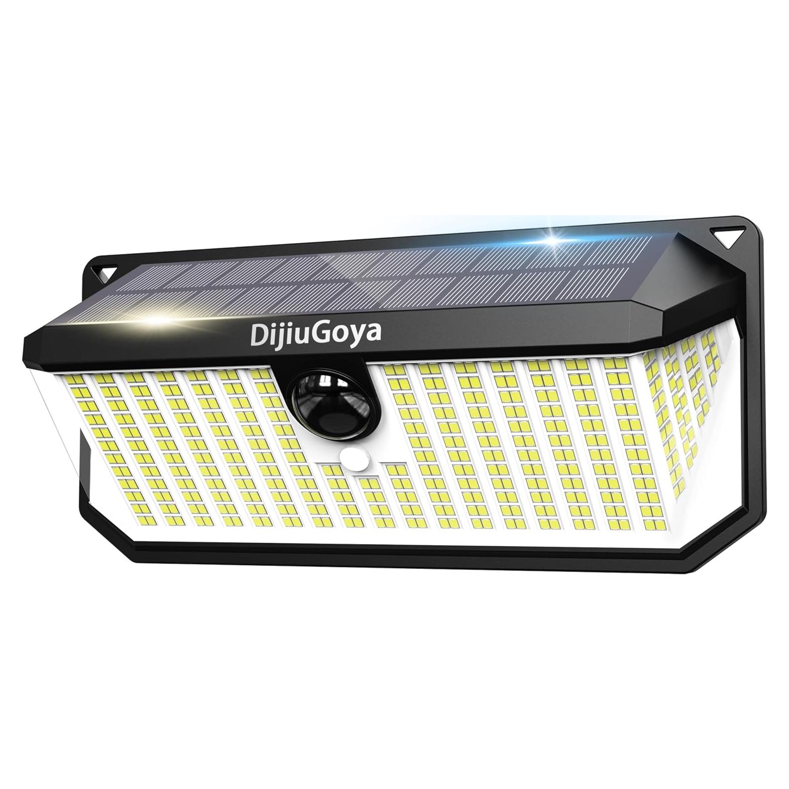 Lámpara Solar LED DijiuGoya 466 LEDs 4000LM IP68 Jardín