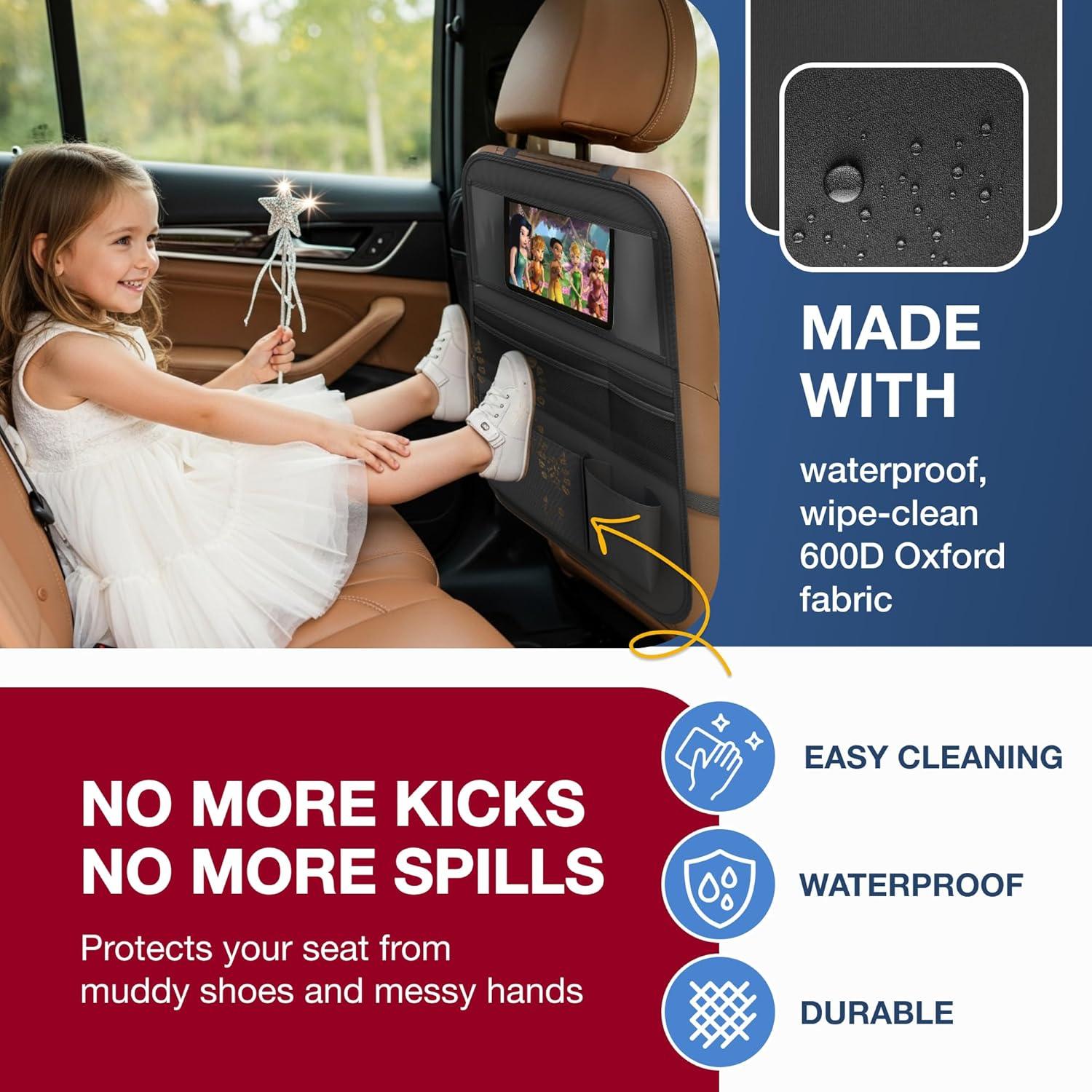 Organizador de Asiento Trasero AutoUS 2025 - 2 Piezas Oxford 600D