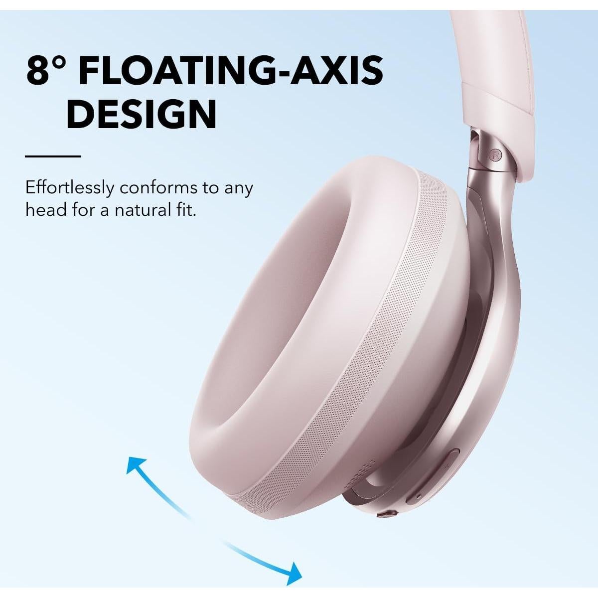 Auriculares Inalámbricos Anker Space One con ANC 40H Rosa