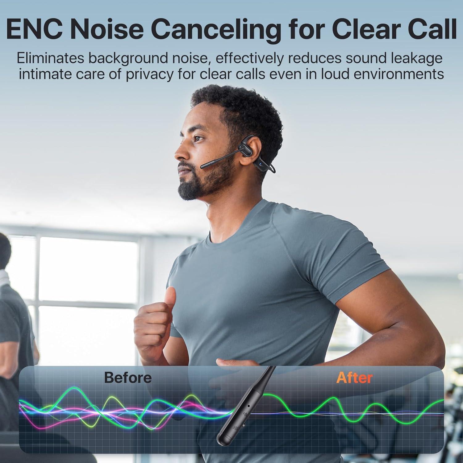 Auriculares Bluetooth G3 CPTEA con micrófono y cancelación de ruido