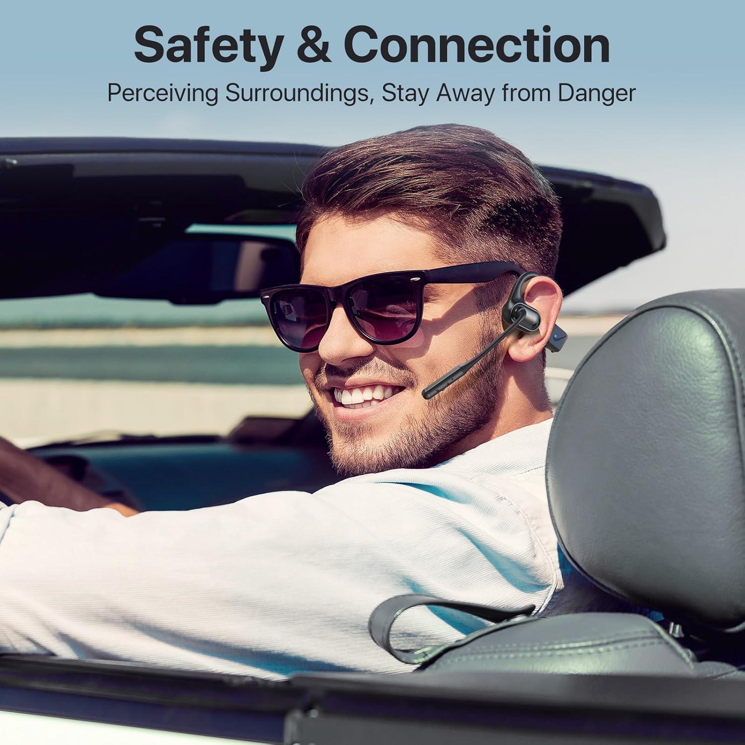 Auriculares Bluetooth G3 CPTEA con micrófono y cancelación de ruido