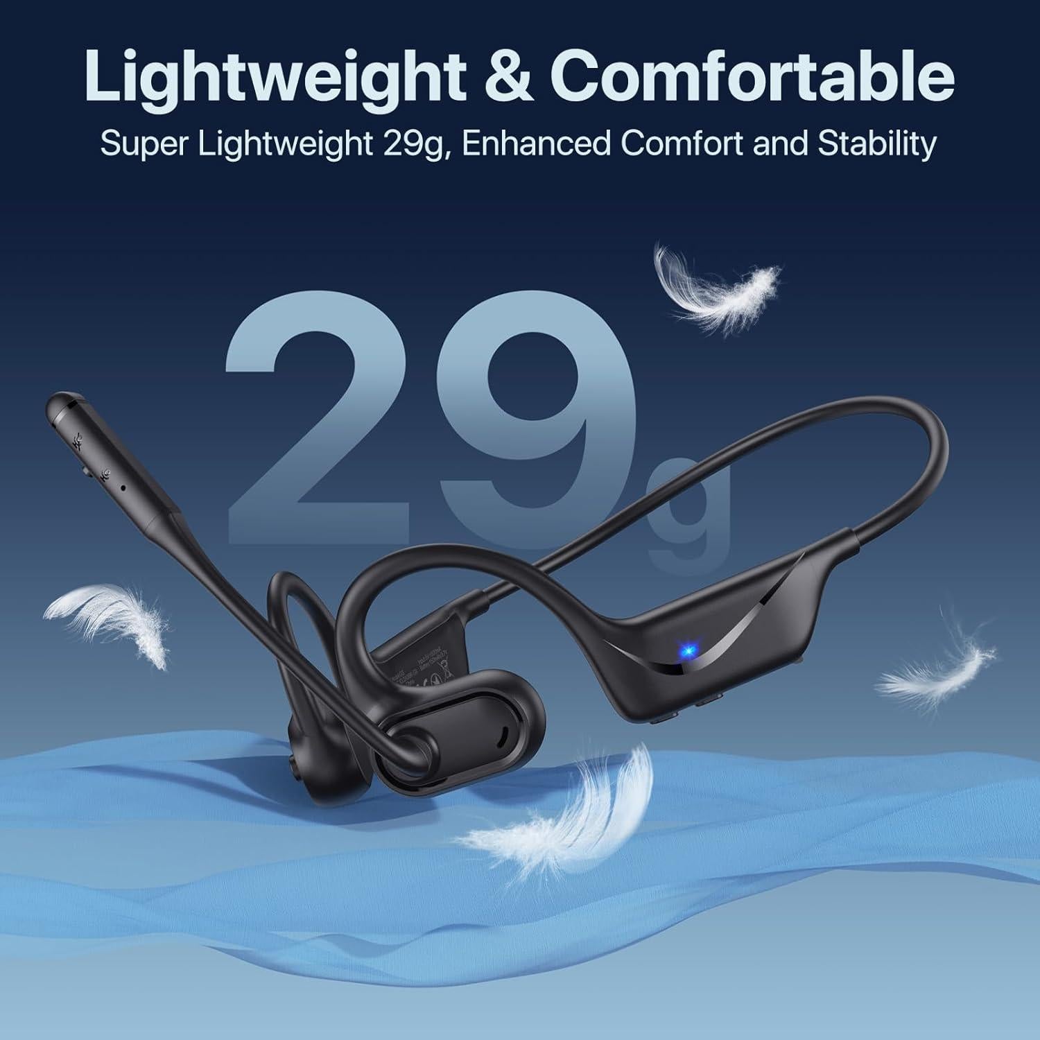 Auriculares Bluetooth G3 CPTEA con micrófono y cancelación de ruido