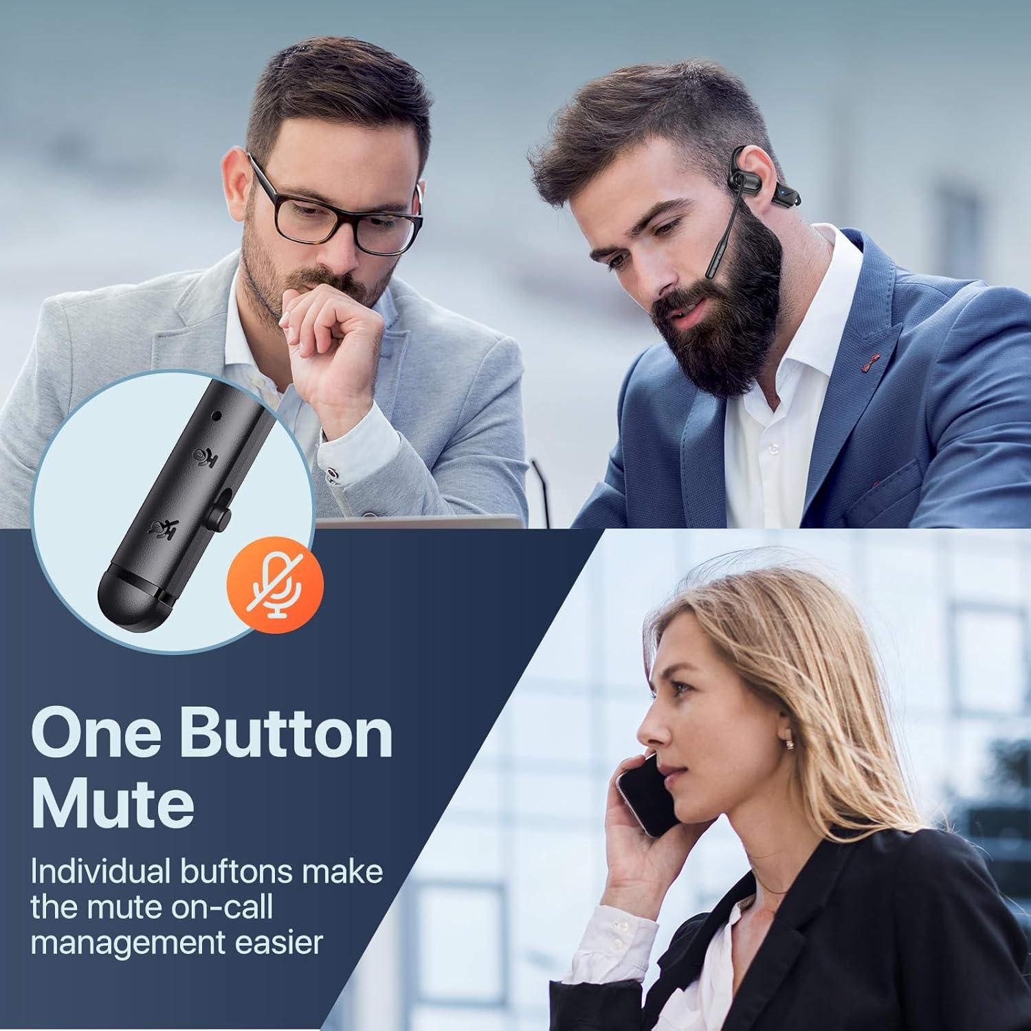 Auriculares Bluetooth G3 CPTEA con micrófono y cancelación de ruido