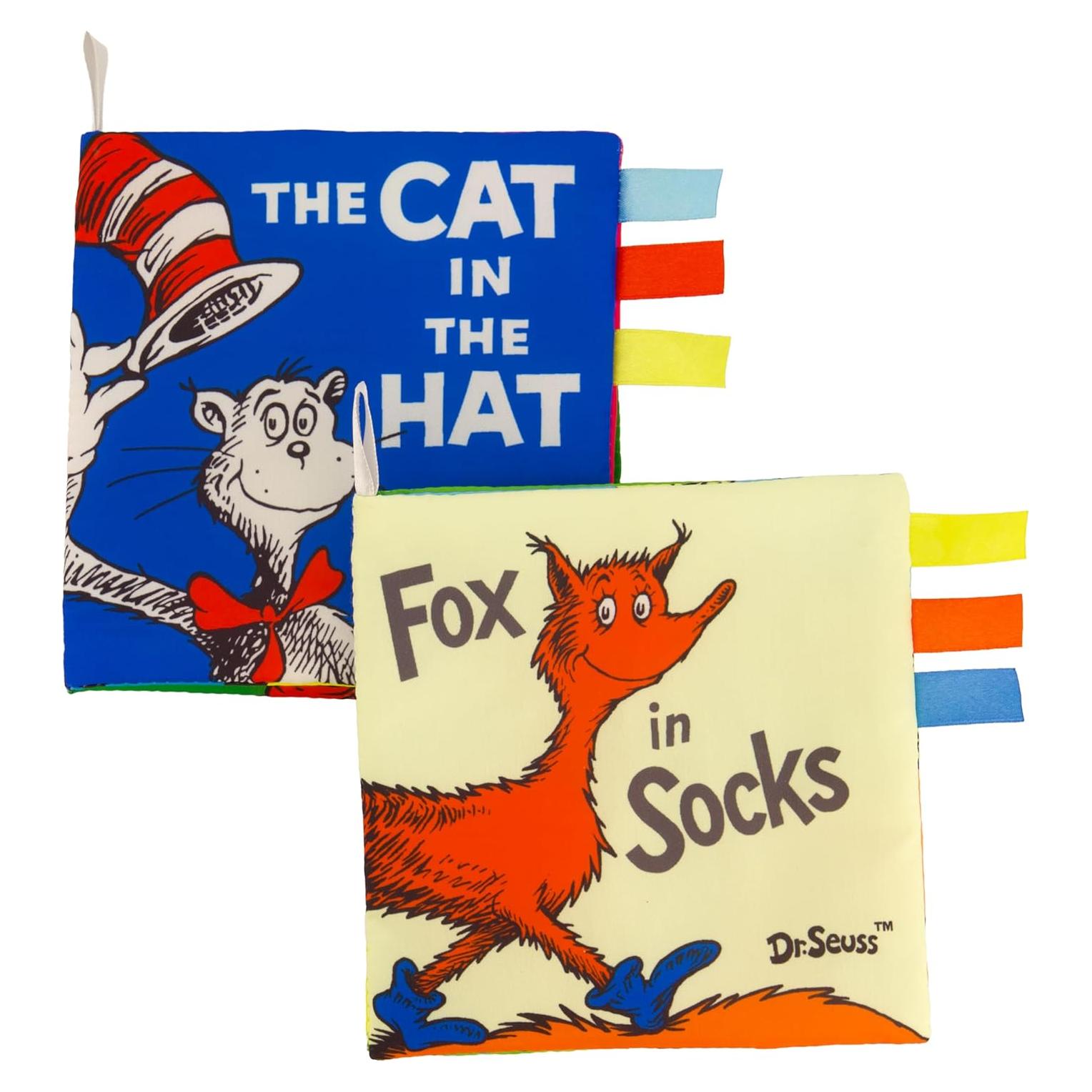 Libros de Actividad Suaves Infantino Dr. Seuss 2 Piezas