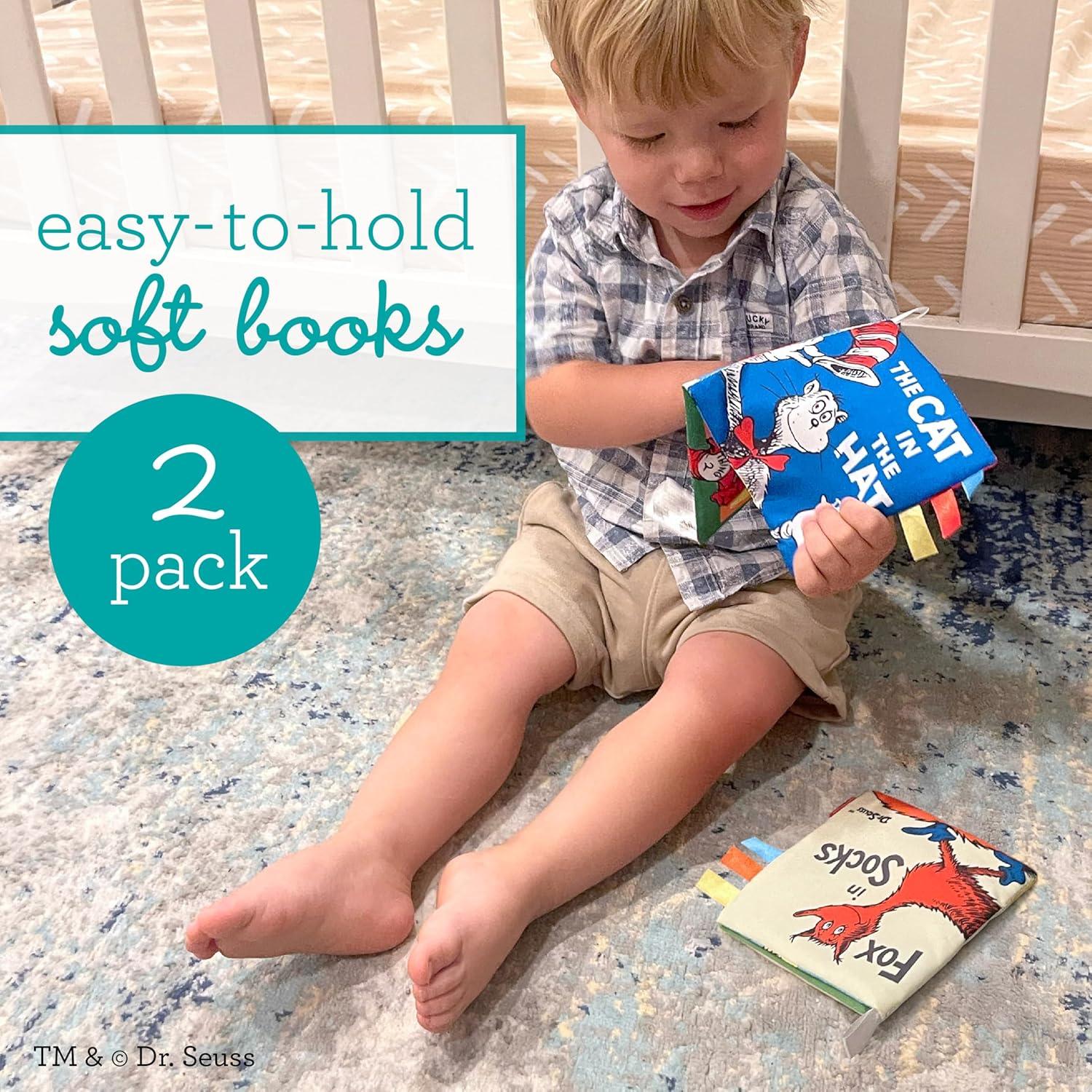 Libros de Actividad Suaves Infantino Dr. Seuss 2 Piezas