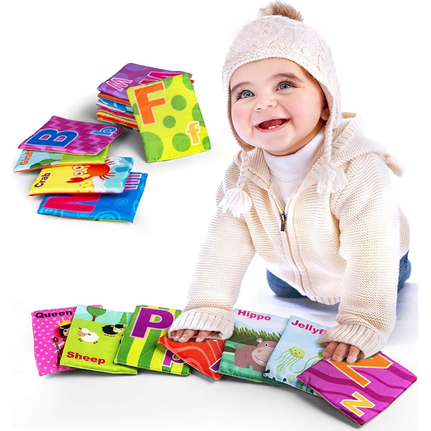 Tarjetas Suaves del Alfabeto YoungWa - 26 Piezas para Bebés