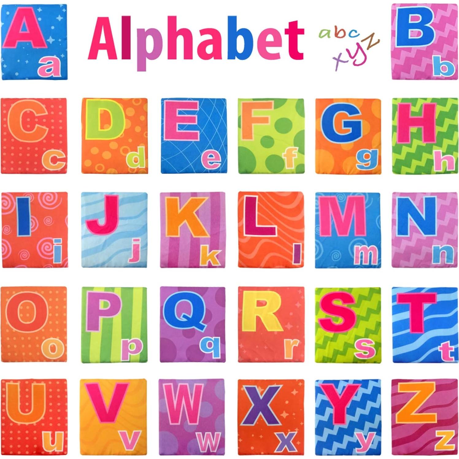 Tarjetas Suaves del Alfabeto YoungWa - 26 Piezas para Bebés