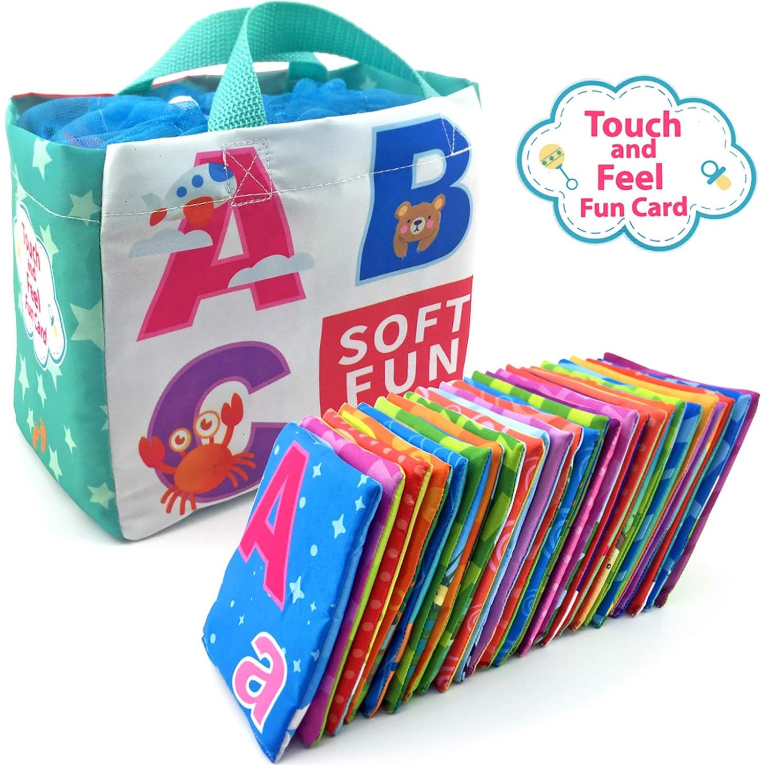 Tarjetas Suaves del Alfabeto YoungWa - 26 Piezas para Bebés