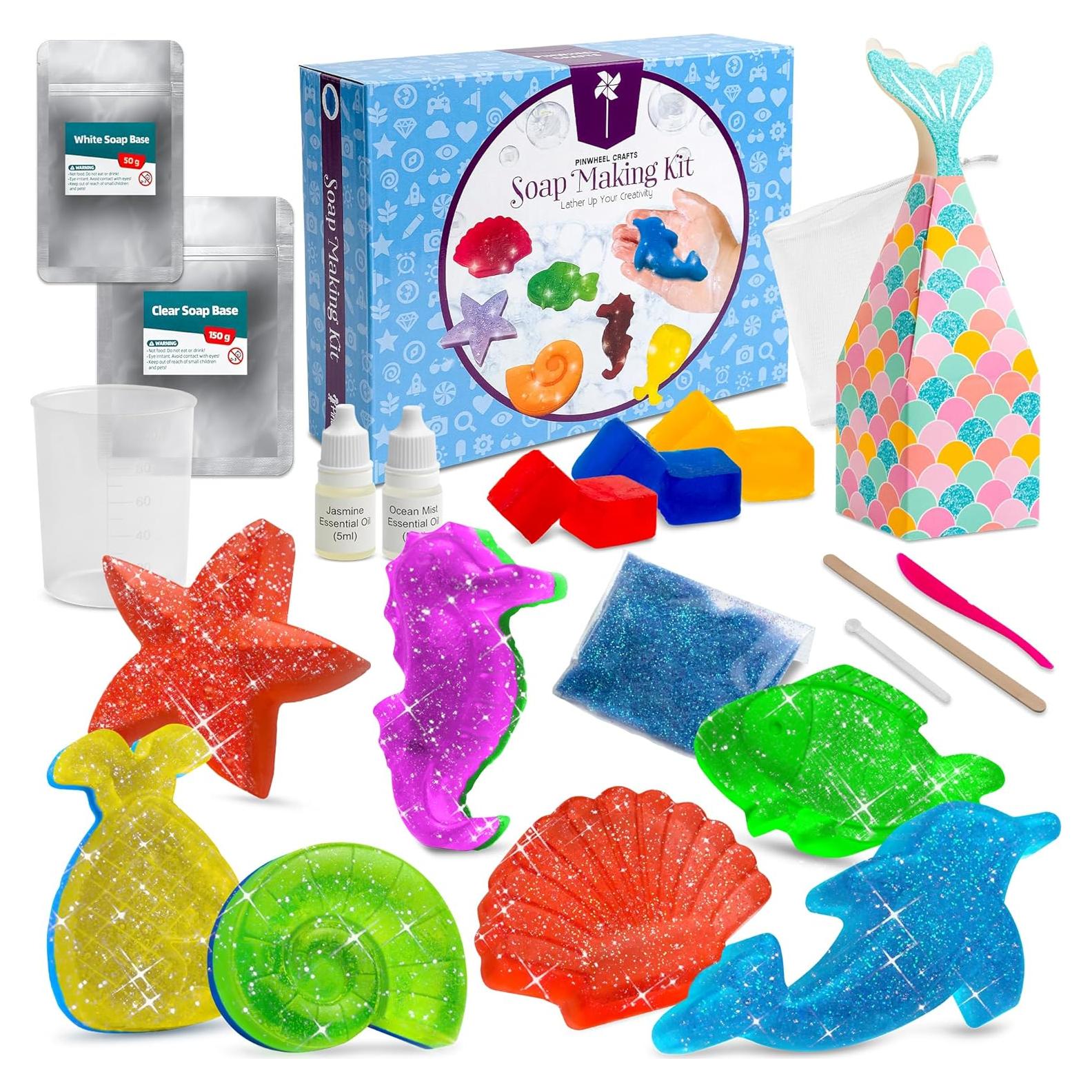 Kit de Fabricación de Jabón DIY Pinwheel Crafts - Vida Marina