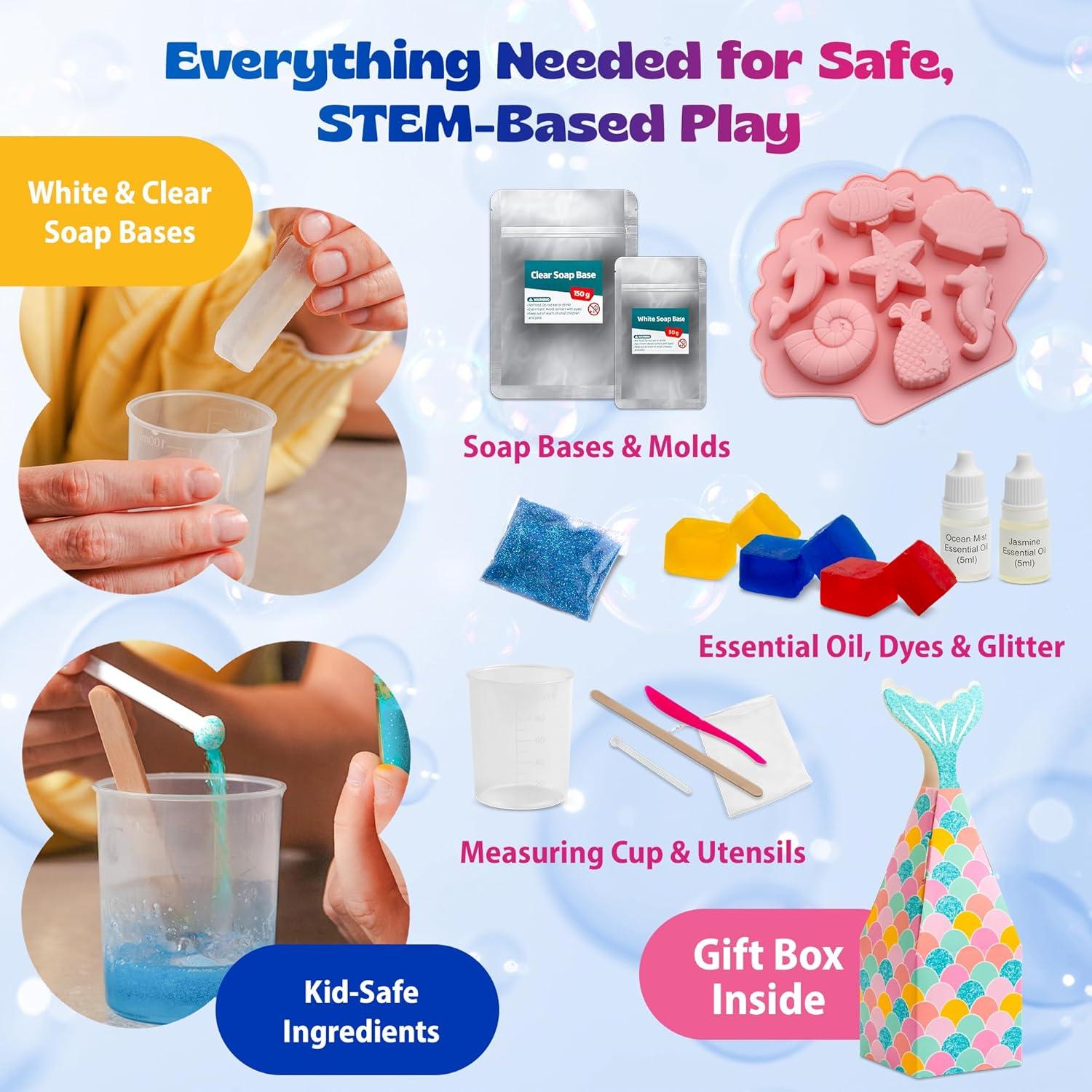 Kit de Fabricación de Jabón DIY Pinwheel Crafts - Vida Marina