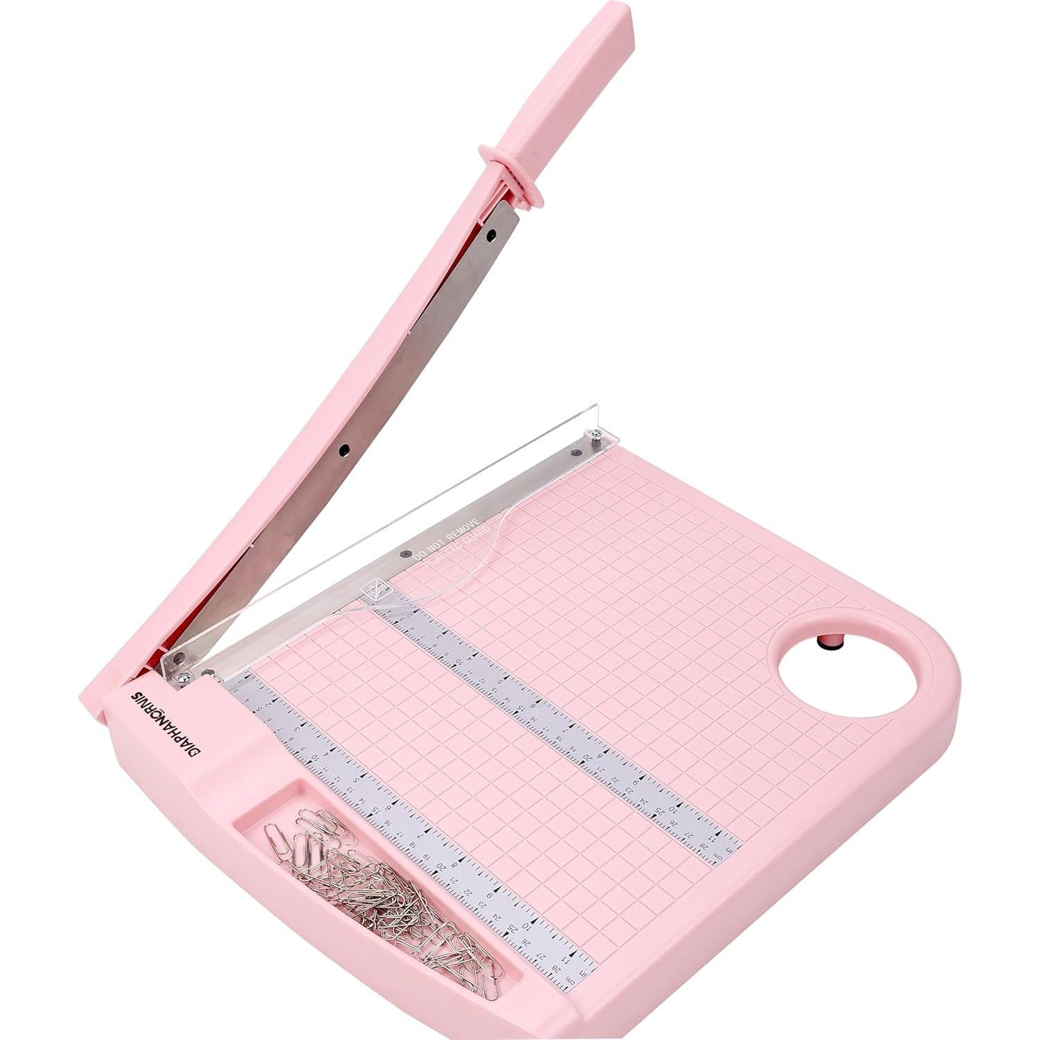 Cortadora de Papel Guillotina DIAPHANORNIS 30.48 cm Rosa