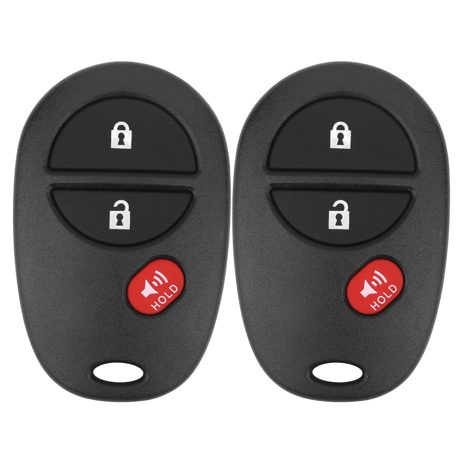 Llavero de Reemplazo Toyota Vurkcy GQ43VT20T 3 Botones