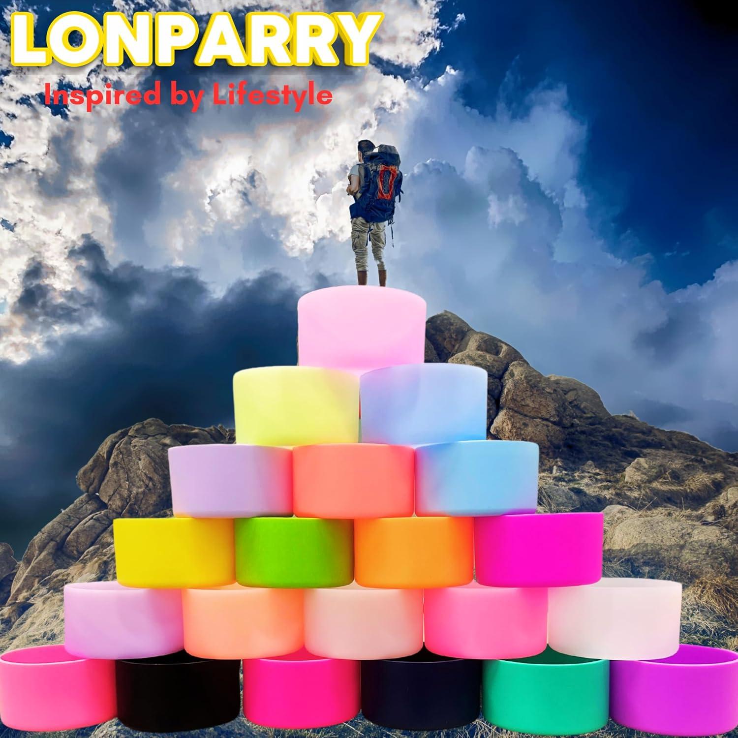 Paquete de 4 Botas de Silicona LONPARRY para Stanley Cup 30-40 oz