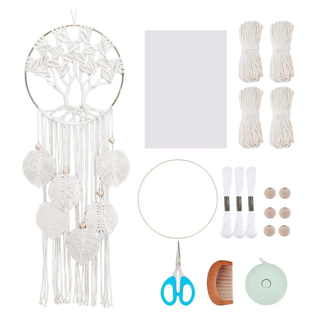 Kit de Macramé Atrapasueños Árbol de la Vida ACRNIGHEET