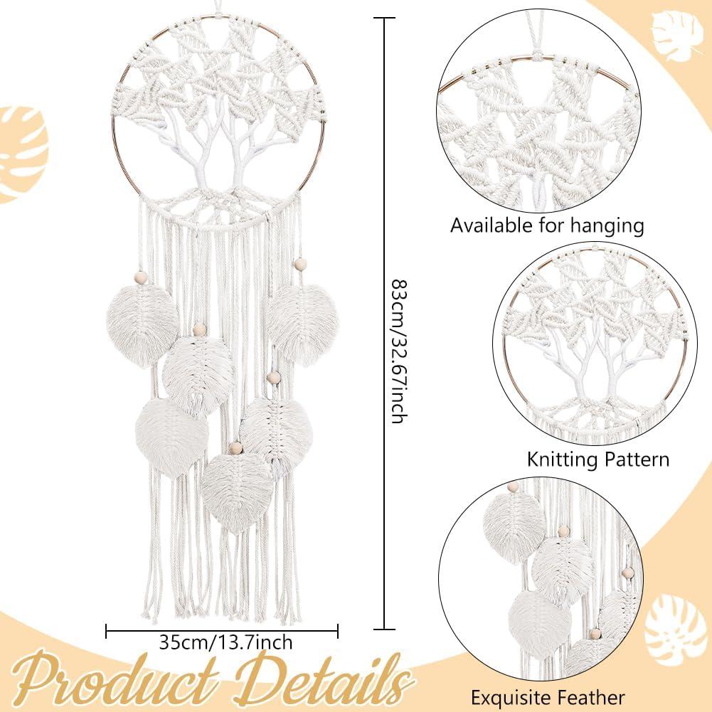 Kit de Macramé Atrapasueños Árbol de la Vida ACRNIGHEET