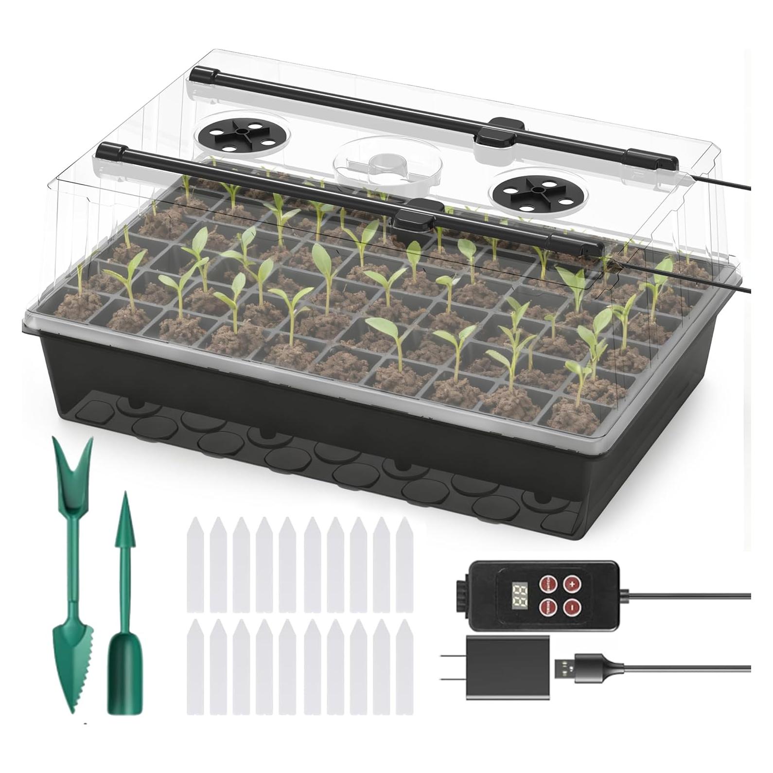 Bandeja de Inicio de Semillas Autorriego OrionEarth 60 Celdas