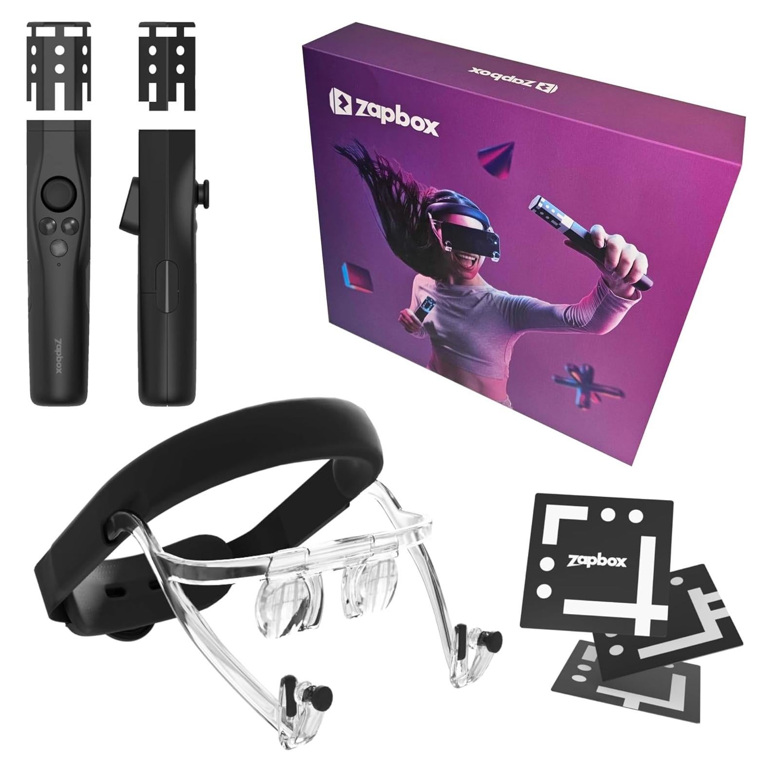 Auricular VR Zapbox para iPhone con controladores de movimiento