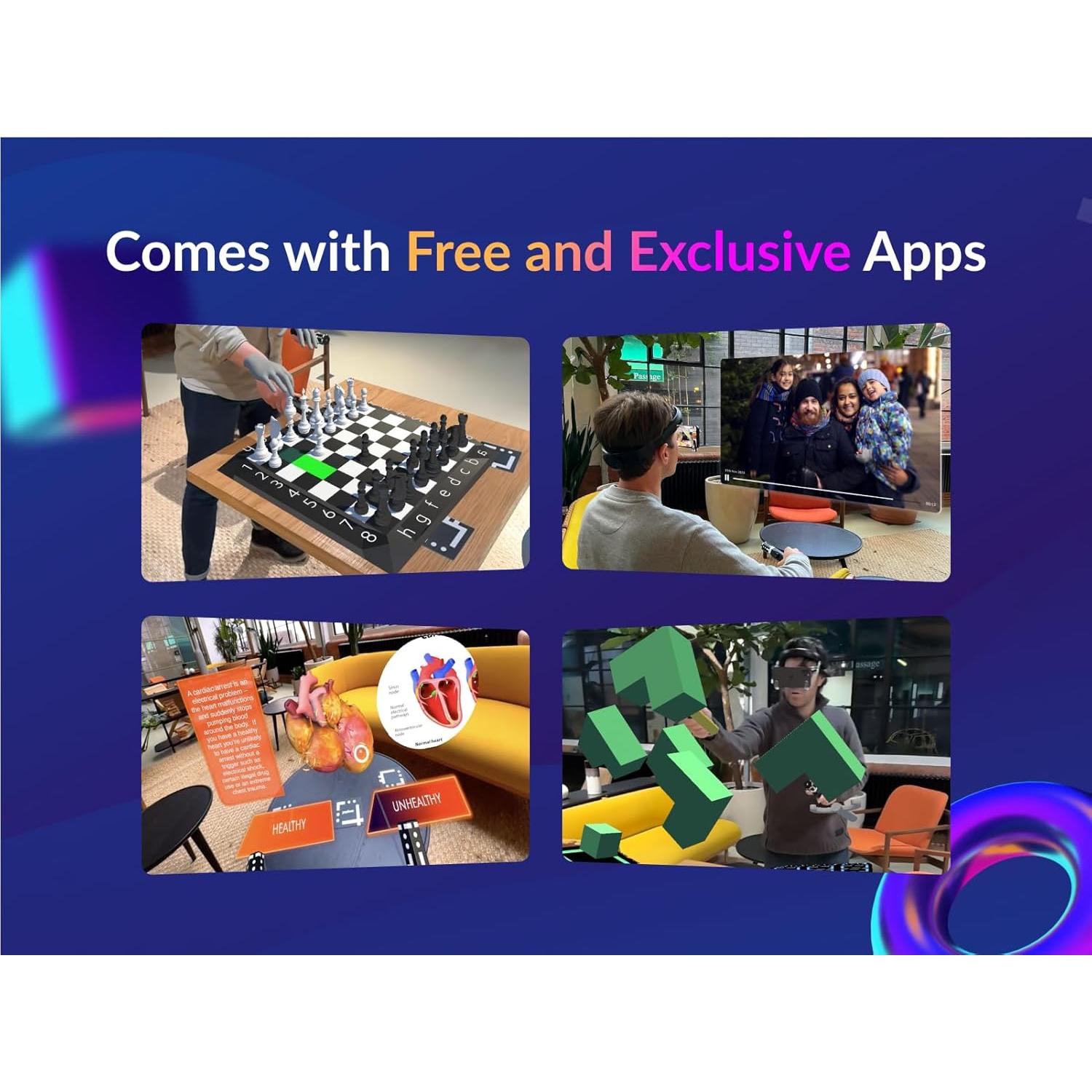 Auricular VR Zapbox para iPhone con controladores de movimiento