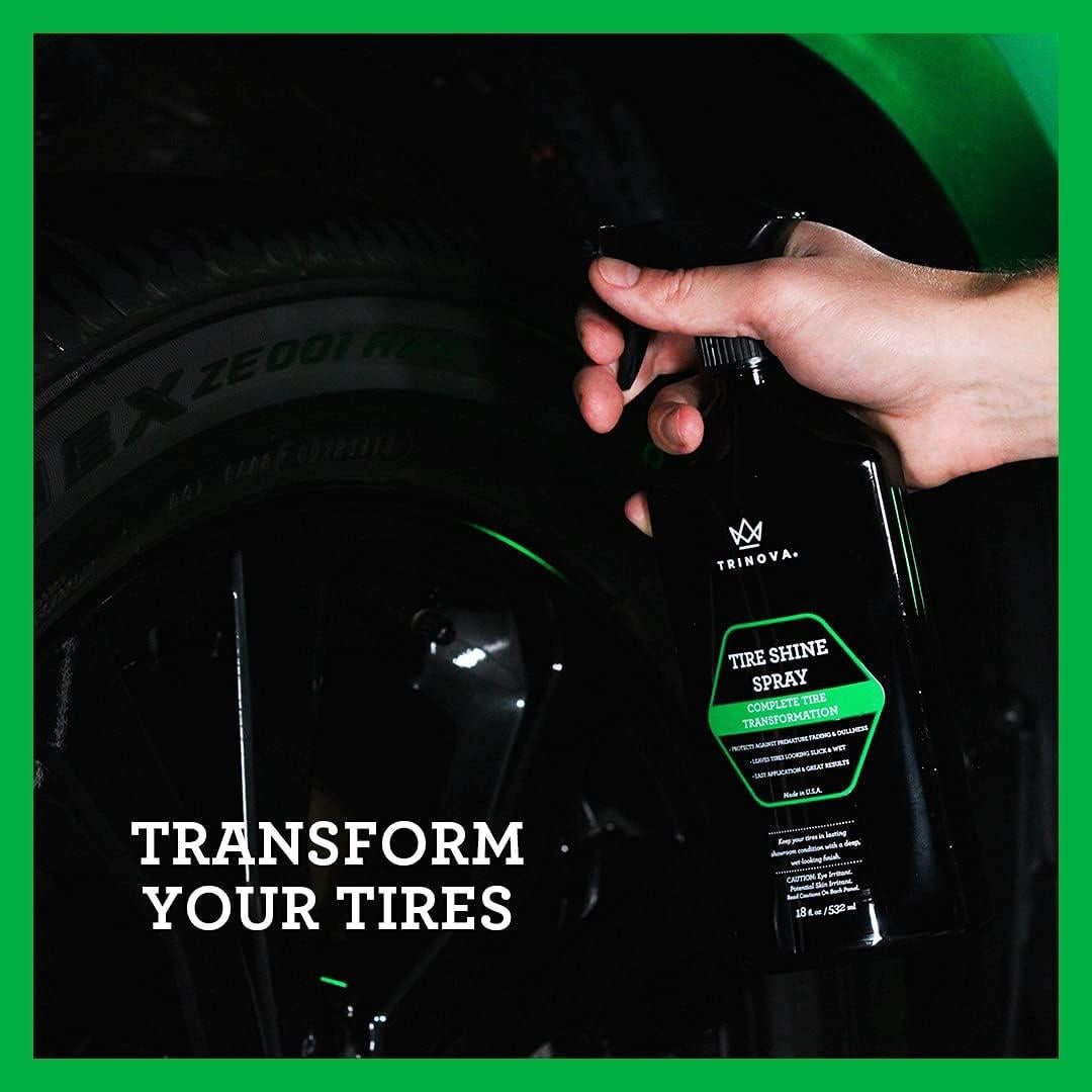 Spray Brillo para Llantas TriNova 532 ml - Acabado Resbaladizo