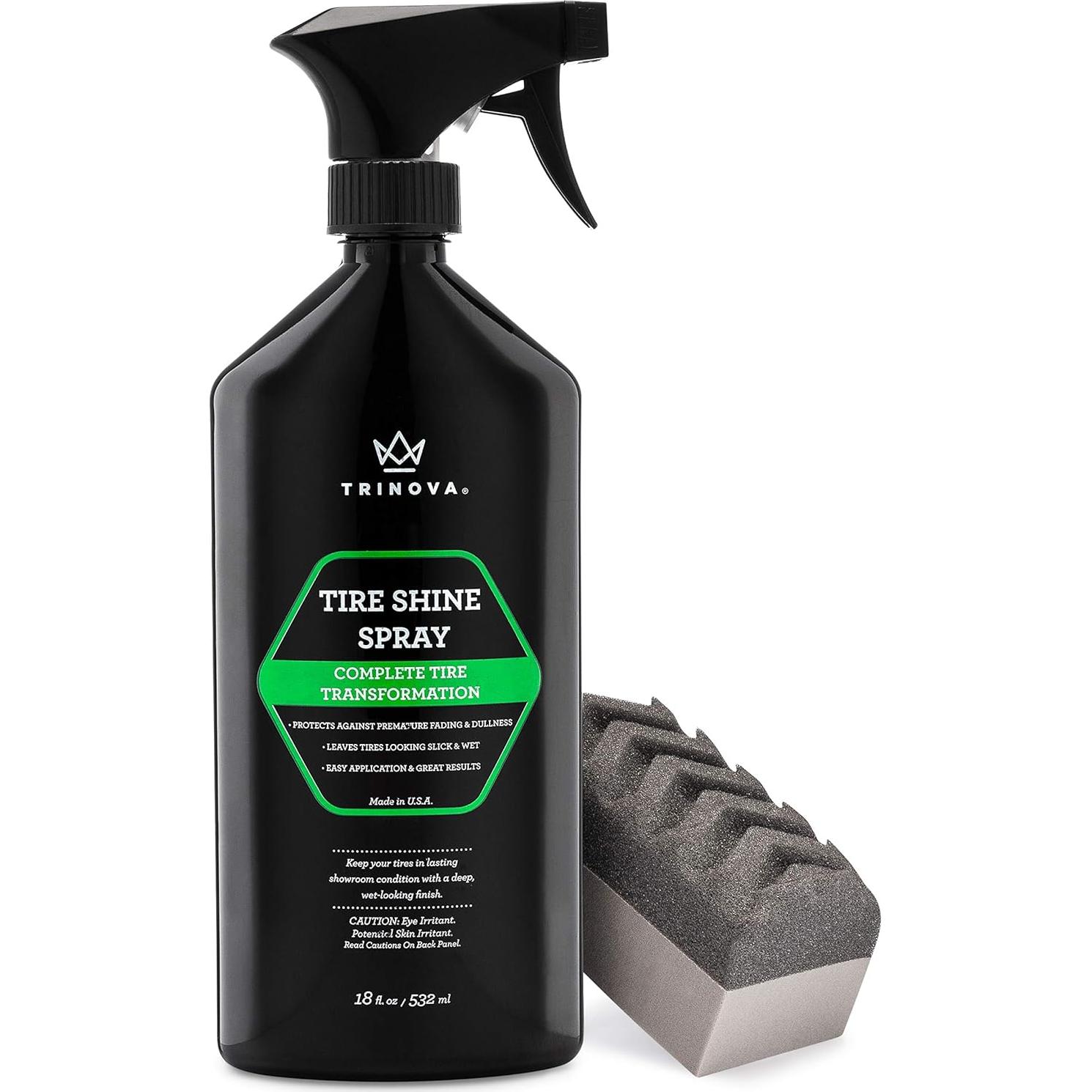 Spray Brillo para Llantas TriNova 532 ml - Acabado Resbaladizo