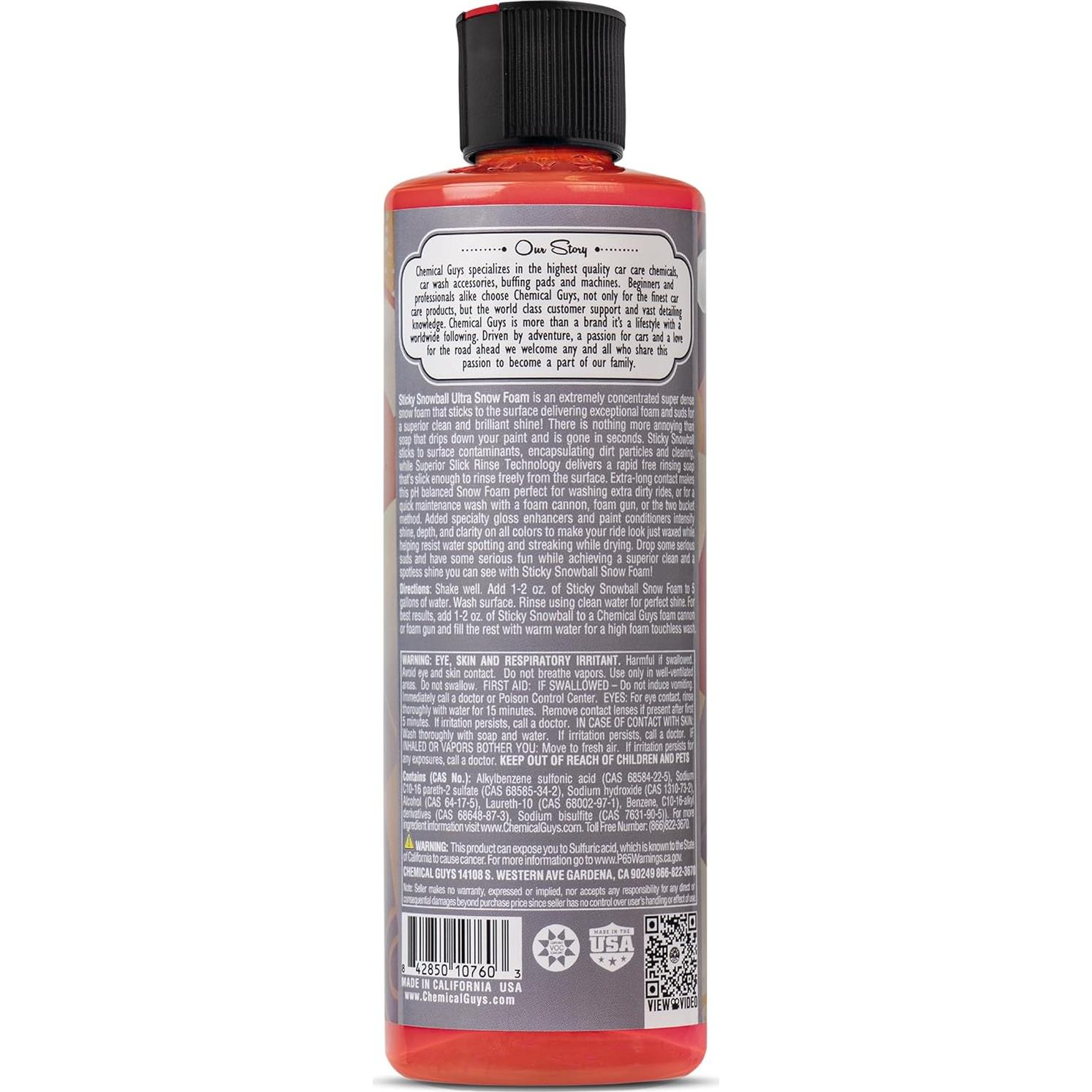Jabón para Lavado de Autos Chemical Guys CWS21516 473 ml