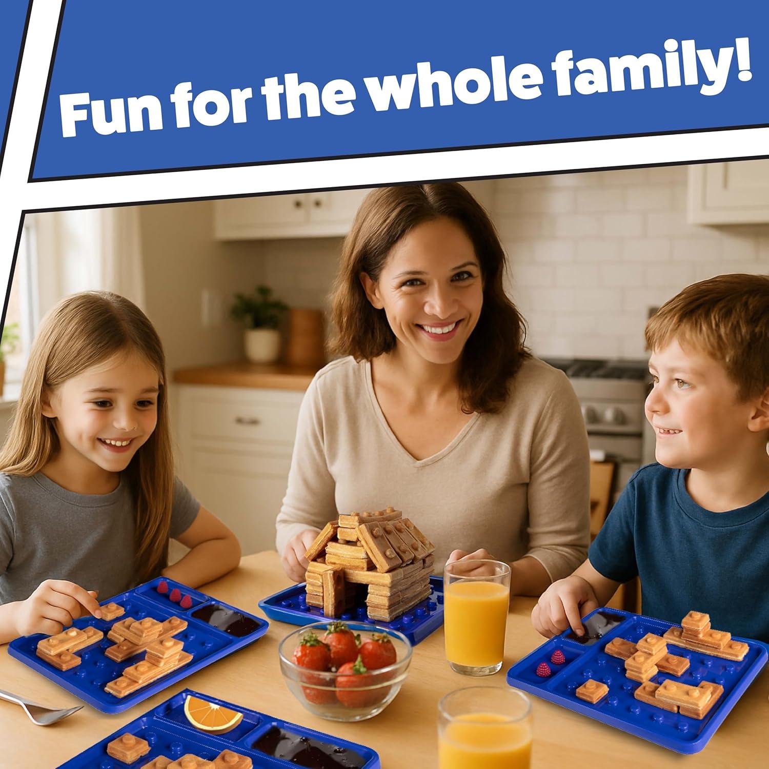 Máquina de Waffles Eléctrica Waffle Wow! Negra 800W Antiadherente