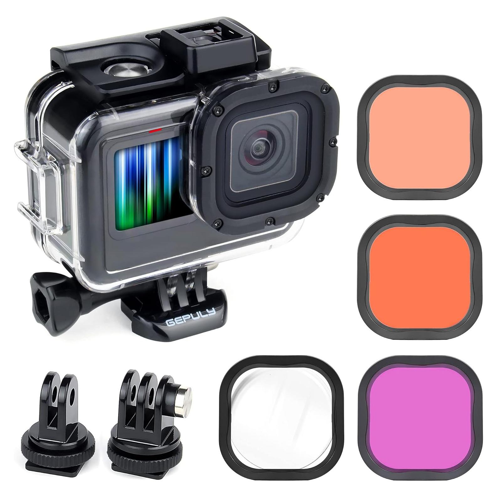 Funda Impermeable GEPULY con Filtros para GoPro Hero 13-9