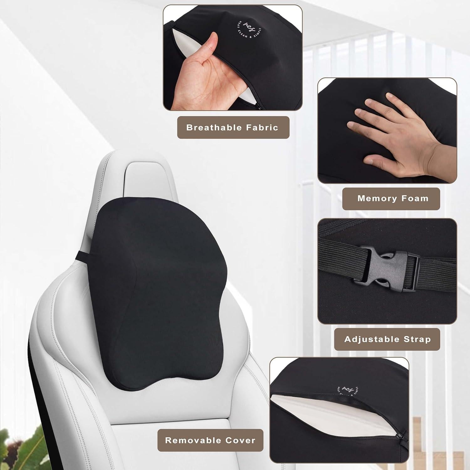 Almohada de reposacabezas para coche Hogar y Más Limpio 41.91x30.99cm