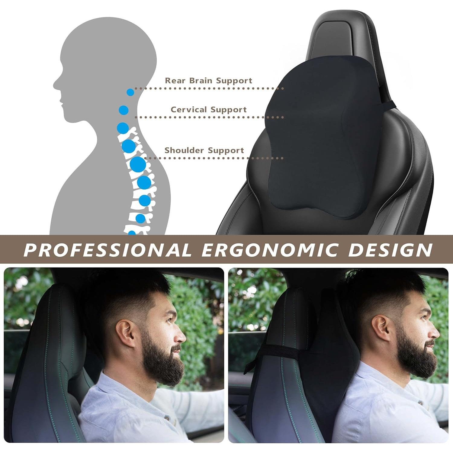 Almohada de reposacabezas para coche Hogar y Más Limpio 41.91x30.99cm