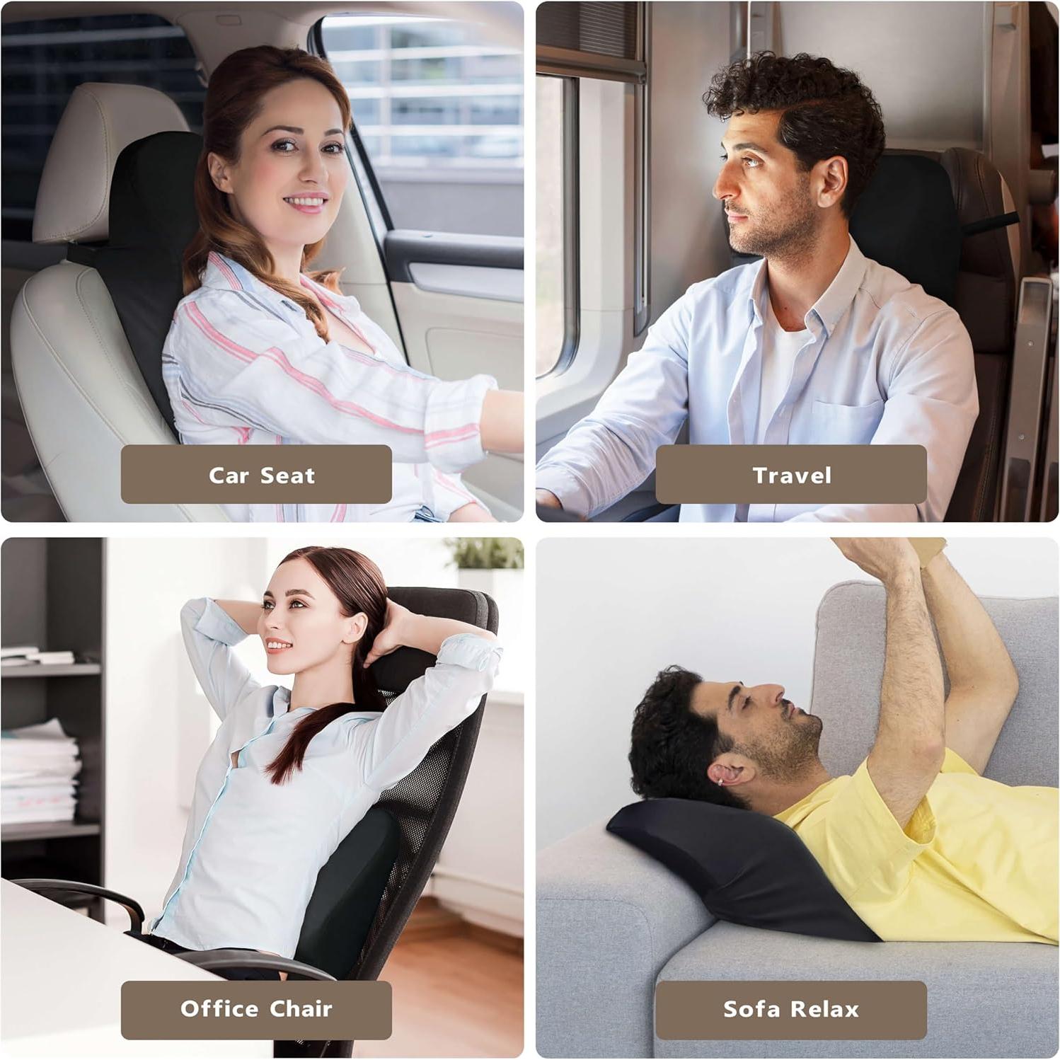 Almohada de reposacabezas para coche Hogar y Más Limpio 41.91x30.99cm