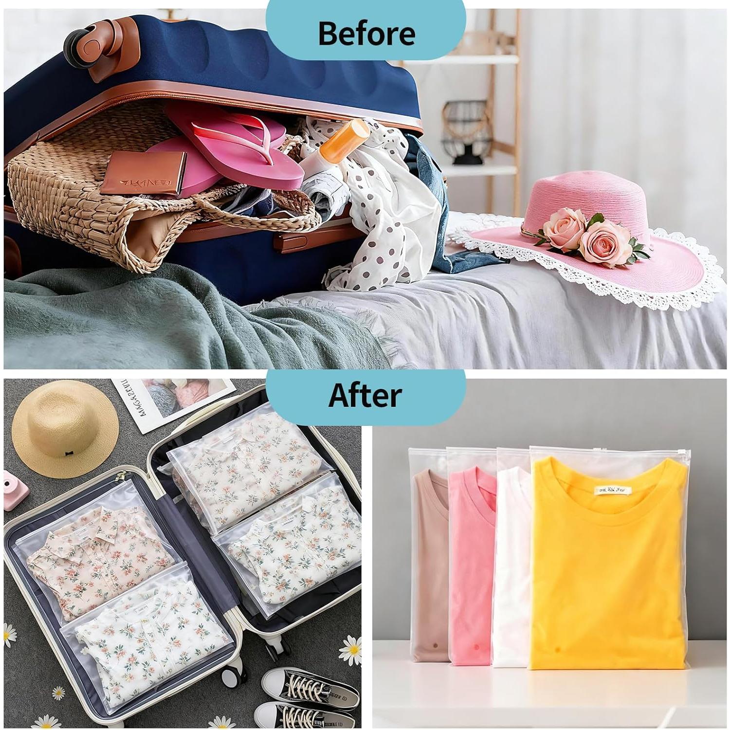 30 Bolsas de Almacenamiento Ehpiern para Ropa - 5 Tamaños