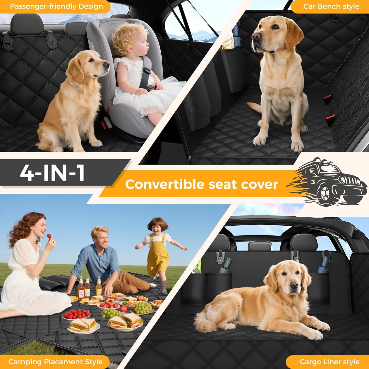 Funda de Asiento para Perros Elouta 600D Impermeable Universal